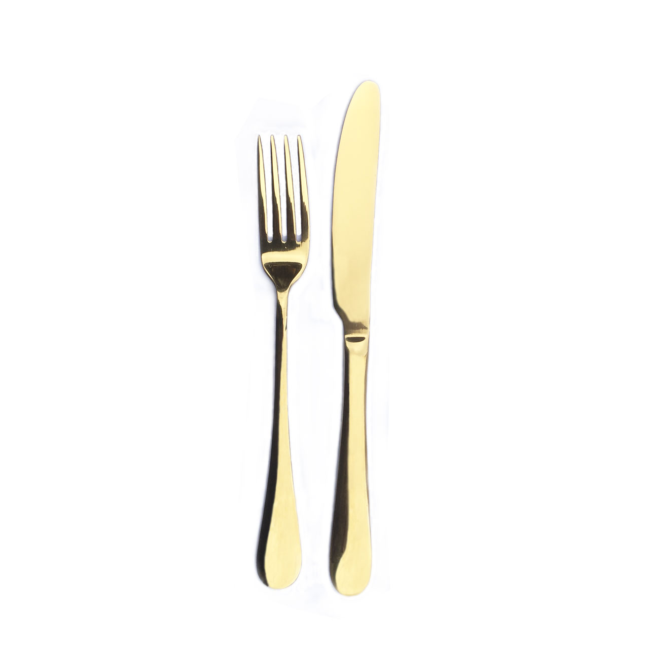 Gold cutlery